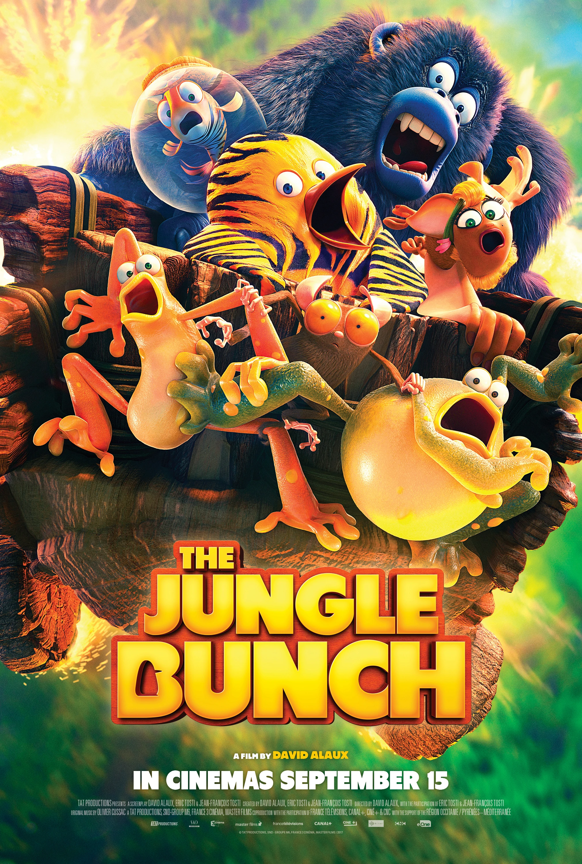 Phim Hổ Cánh Cụt Và Biệt Đội Rừng Xanh - The Jungle Bunch (2017)